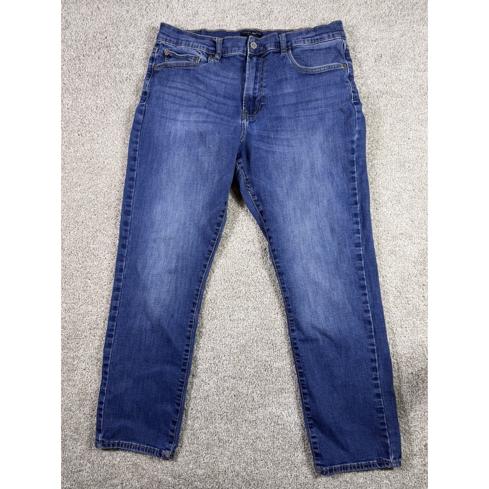 Lucky Brand Men's 410 Athletic Straight Blue Jeans Size 36x30 Denim Pants